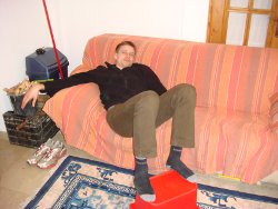 Curt relaxing