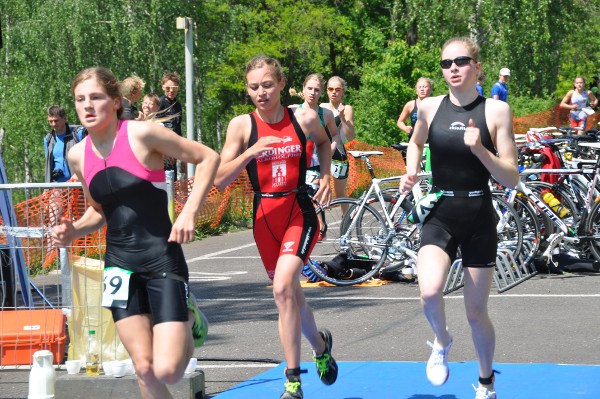 Anne beim abschließenden Lauf