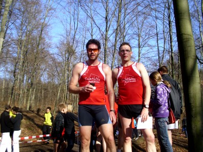 Rico und Rene vor dem Start ...