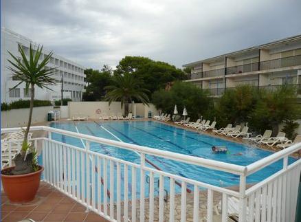 Blick auf den Pool