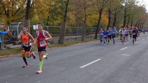 Wilhelm ganz schnell vor der Meute ...