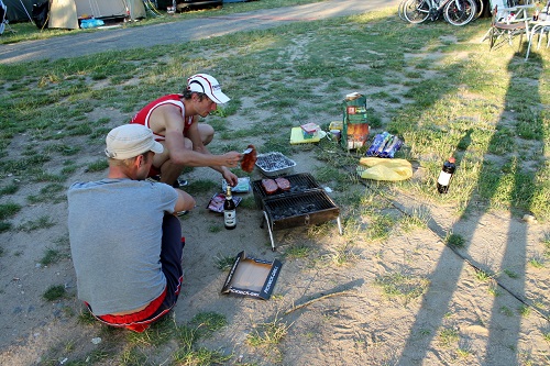 Grillen, oder doch Sauna? Grillen, oder doch Sauna?